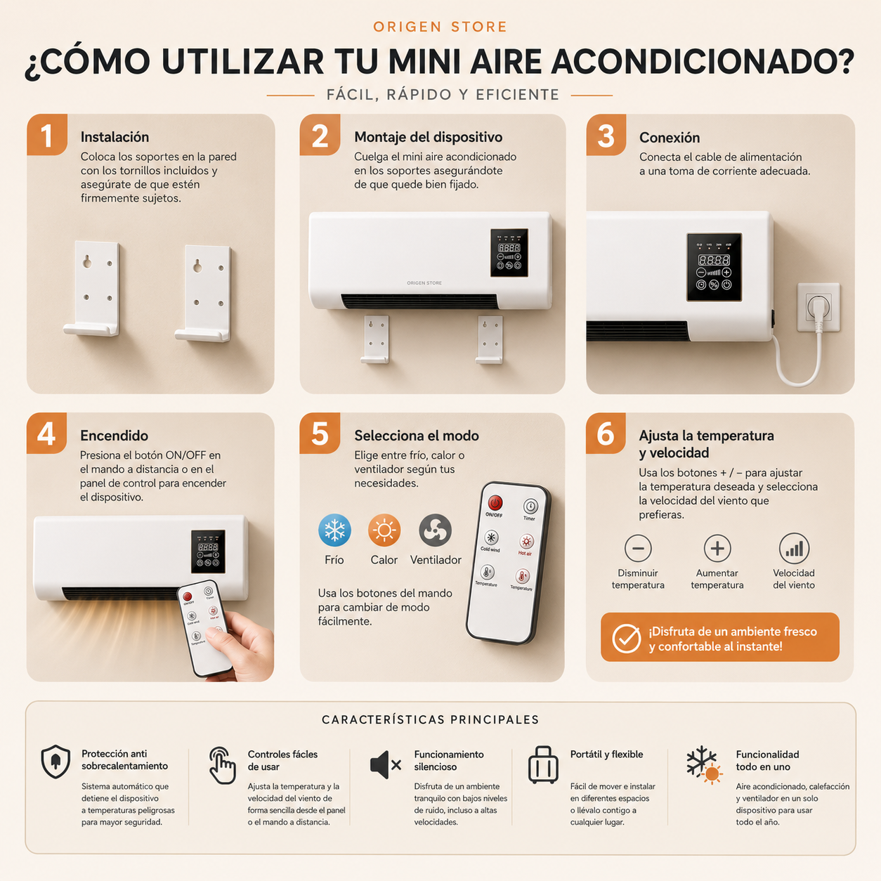 AIRCOOL PRO™️ - Mini aire acondicionado portátil