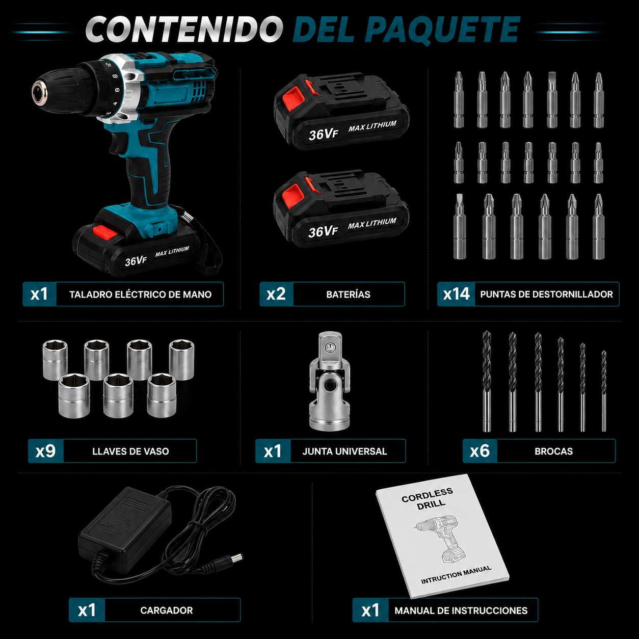 TURBO PRO™️ - Taladro eléctrico de mano