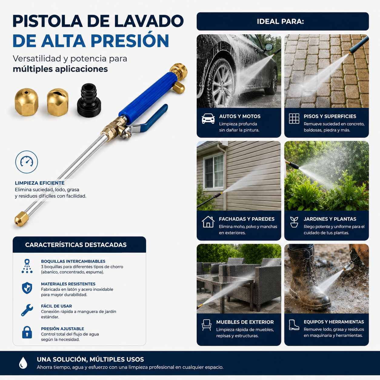 HYDROFORCE™️ - Pistola de Agua a Presión