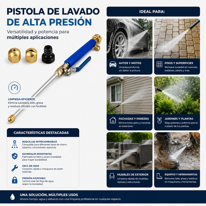 HYDROFORCE™️ - Pistola de Agua a Presión