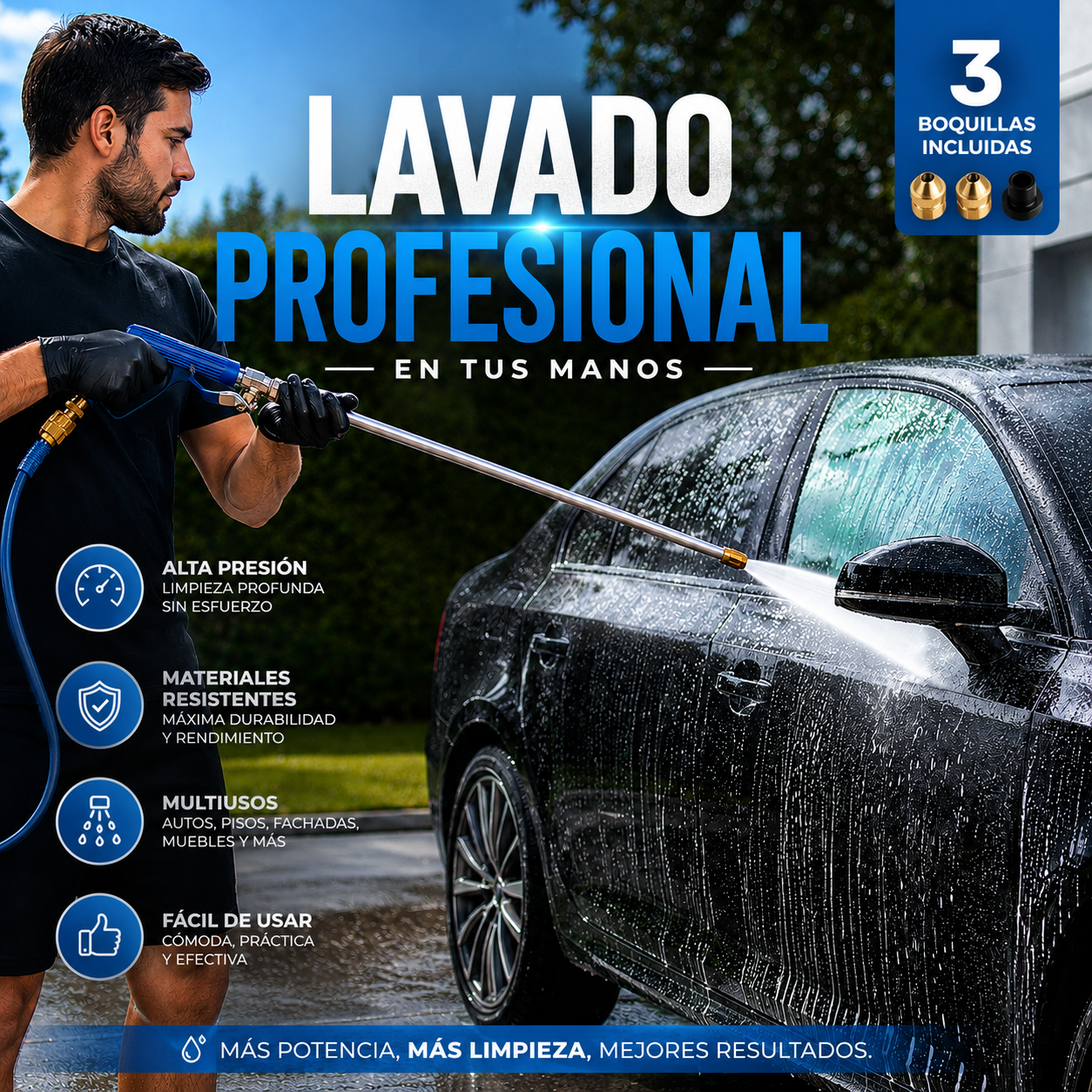 HYDROFORCE™️ - Pistola de Agua a Presión