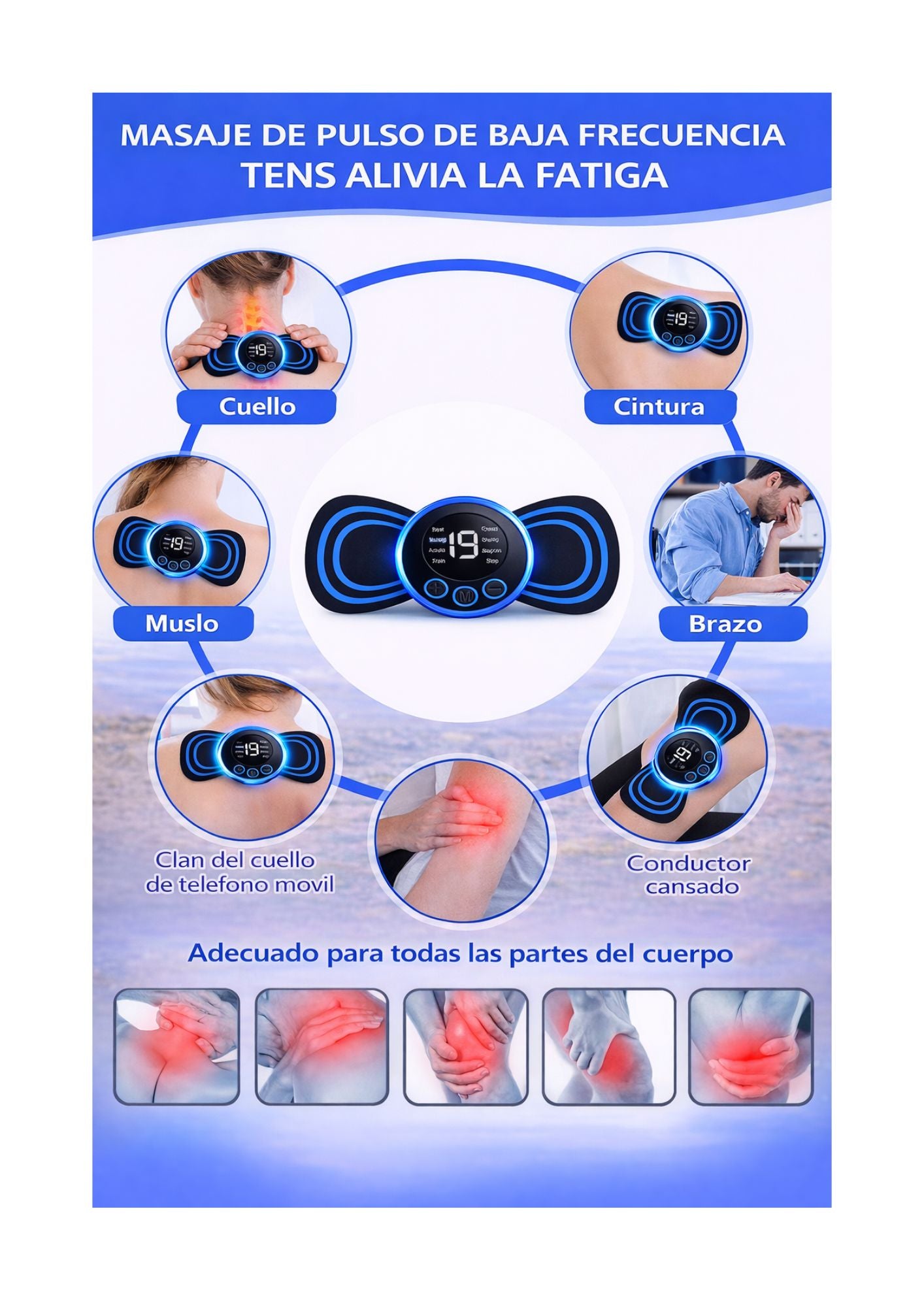 ButterRelax Pro® - Masajeador cervical mariposa