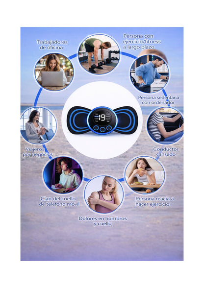 ButterRelax Pro® - Masajeador cervical mariposa